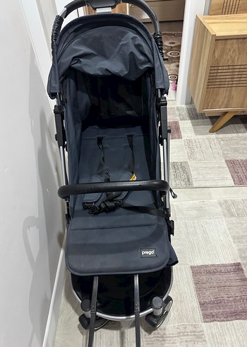 Füme/ Siyah  Bebek Arabası Katlanabilir Tasarım - Görsel 2