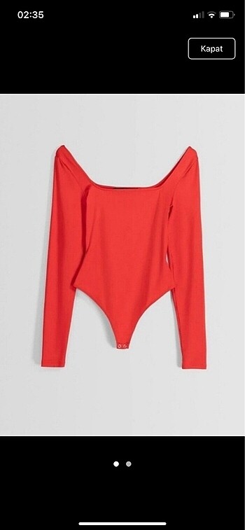 m Beden Bershka uzun kollu body