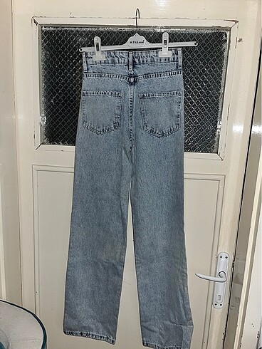 26 Beden mavi Renk Bol paça kot pantolon