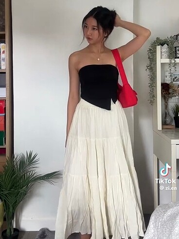 Beige Maxi Skirt