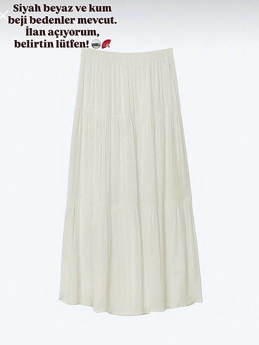 Beige Maxi Skirt