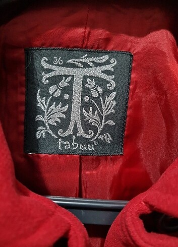 Bershka KADIN KIRMIZI RENK KALİTELİ KAŞE KABAN