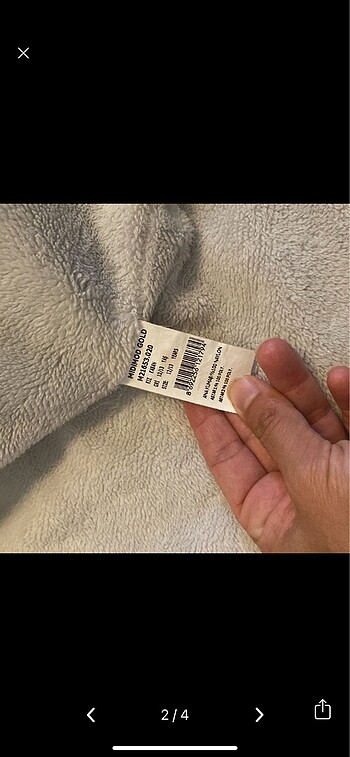 12-13 Yaş Beden gri Renk Midimod şişme mont