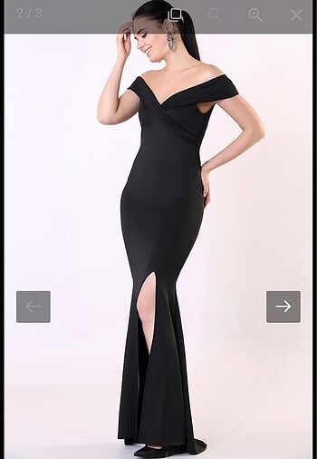 Siyah abiye - Görsel 2