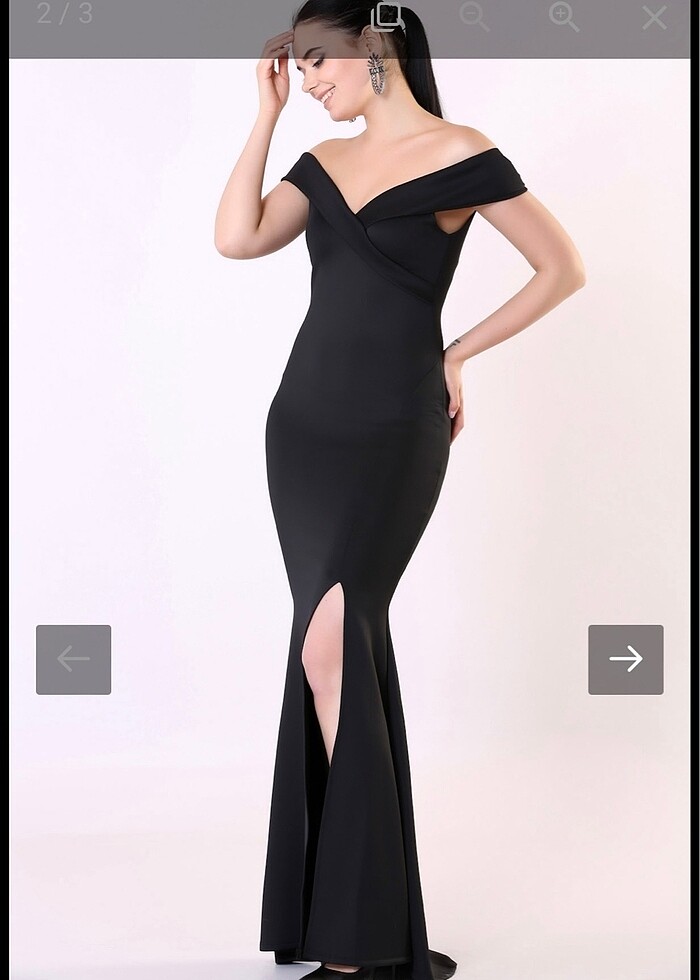 Siyah abiye - Görsel 2