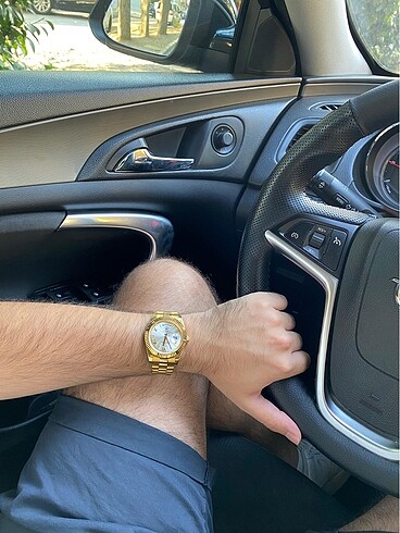 Day-Date full altın otomatik saat - Görsel 5