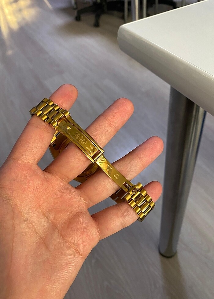 Day-Date full altın otomatik saat - Görsel 3