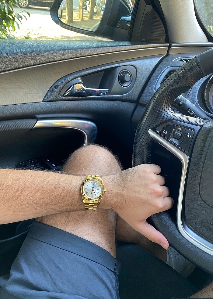 Day-Date full altın otomatik saat - Görsel 5