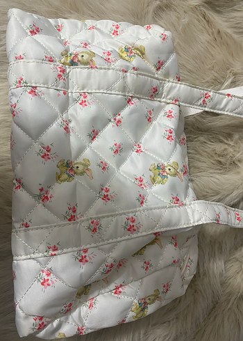 Beyaz Beyaz Baskılı Cutecore çanta - Görsel 3