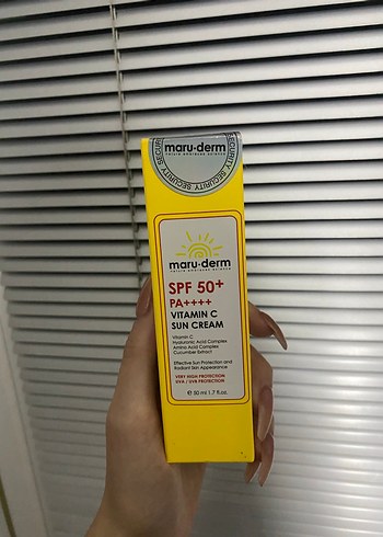 Maru-Derm SPF50+ PA++++ Vitamin C Güneş Kremi - Görsel 2