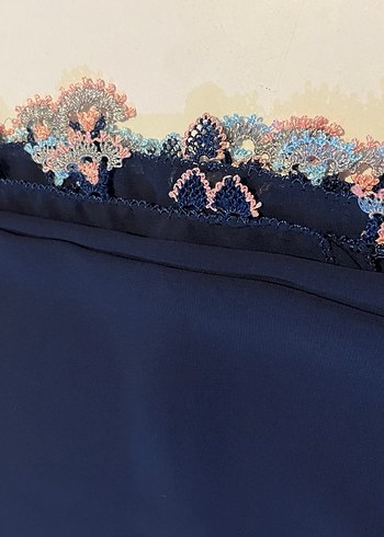 Grep eşarp iğne oyalı - Görsel 3