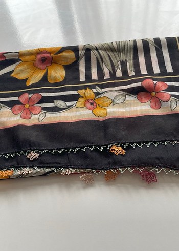 Grep eşarp iğne oyalı - Görsel 6