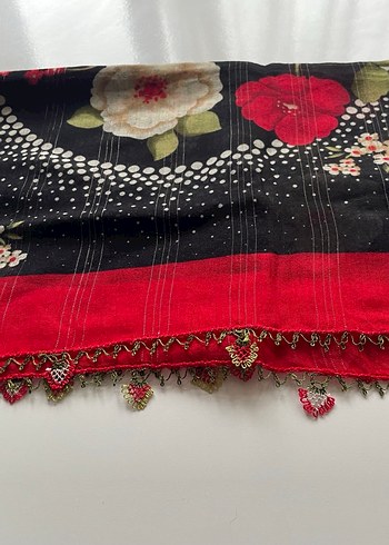 Grep eşarp iğne oyalı - Görsel 7