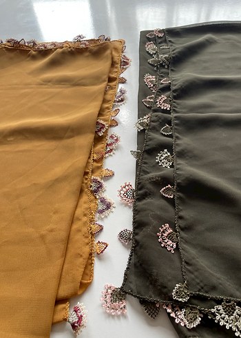 Grep eşarp iğne oyalı - Görsel 11