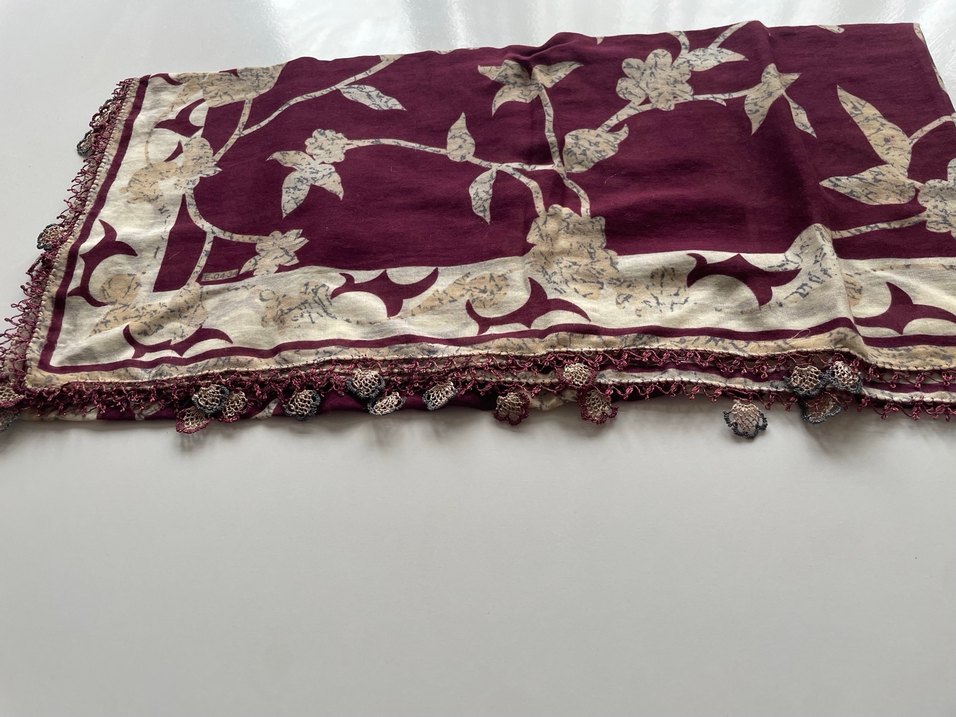 Grep eşarp iğne oyalı - Görsel 5