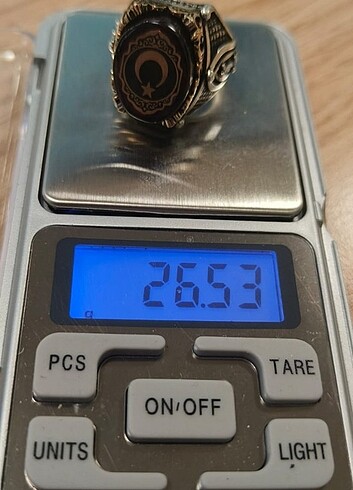 Gümüş Erkek Yüzük 925 ayar - Görsel 6