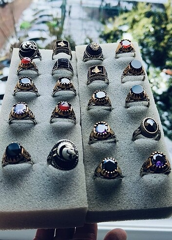 Gümüş Erkek Yüzük 925 Ayar - Görsel 6