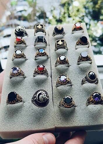 Gümüş Erkek Yüzük 925 Ayar - Görsel 7