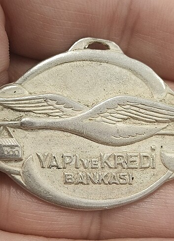 Beden çeşitli Renk YAPI KREDİ BANKASI GÜMÜŞ ANAHTARLIK