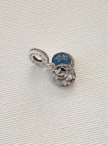  Beden mavi Renk Pandora model gümüş charm