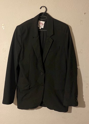 Zara Siyah Klasik Blazer Standartceket