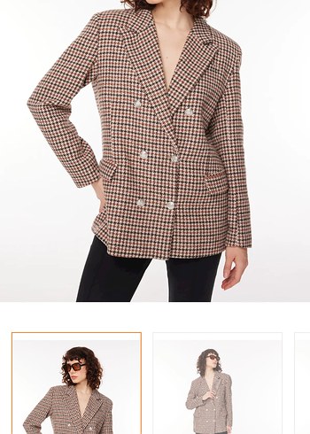 Fabrika Kahverengi Blazer Ceket