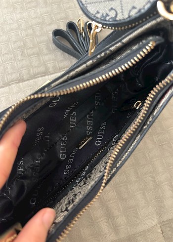 Guess Gri Desenli Tokalı Kadın Çanta - Görsel 7