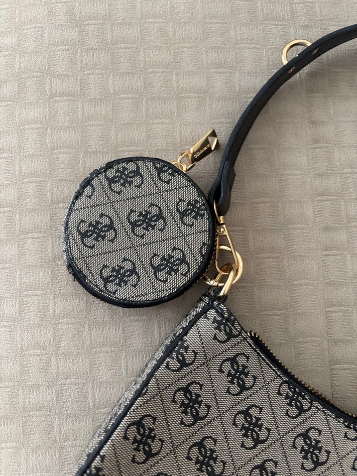 Guess Gri Desenli Tokalı Kadın Çanta - Görsel 4