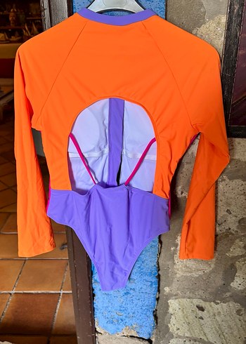 Renkli Fermuarlı Kadın body. - Görsel 8