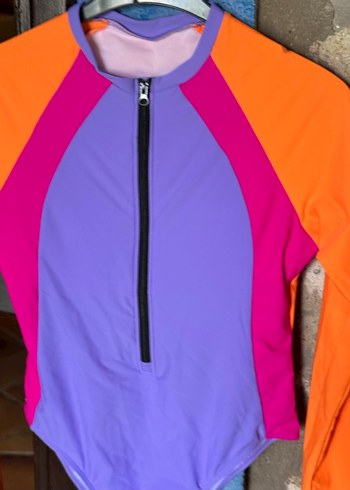 Renkli Fermuarlı Kadın body. - Görsel 10