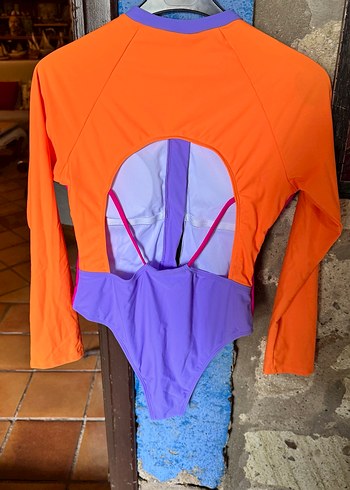 Renkli Fermuarlı Kadın body. - Görsel 4