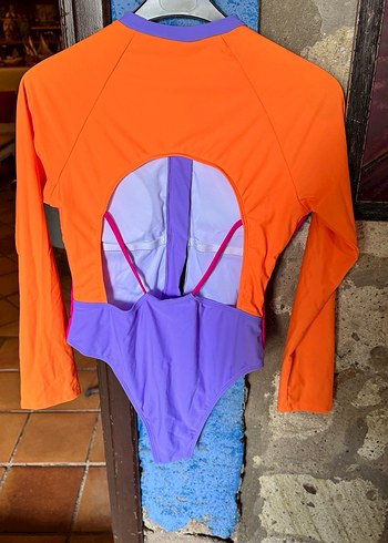 Renkli Fermuarlı Kadın body. - Görsel 7