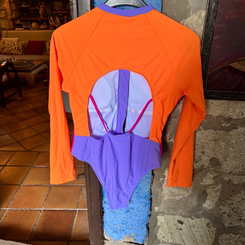 Renkli Fermuarlı Kadın body. - Görsel 4