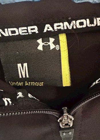 Under Armour Unisex Gri Fermuarlı Sweatshirt - Görsel 8