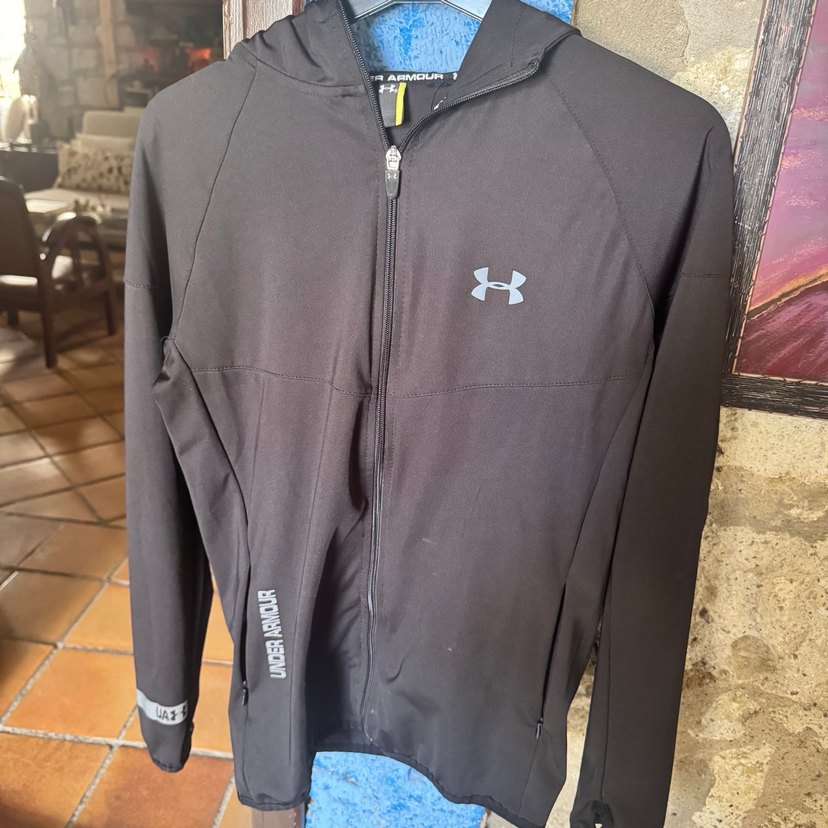 Under Armour Unisex Gri Fermuarlı Sweatshirt - Görsel 2