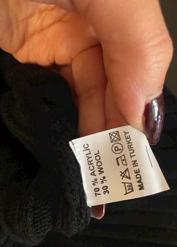m Beden siyah Renk Siyah Uzun Dar Kesim Etek