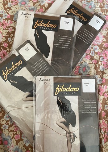 Camel Renkli Bohem Kadın Külotlu Çorap - Görsel 3