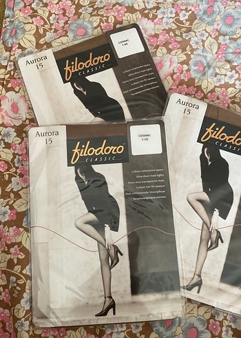 Bej Baskılı Bohem Midi Kadın Çorap - Görsel 2