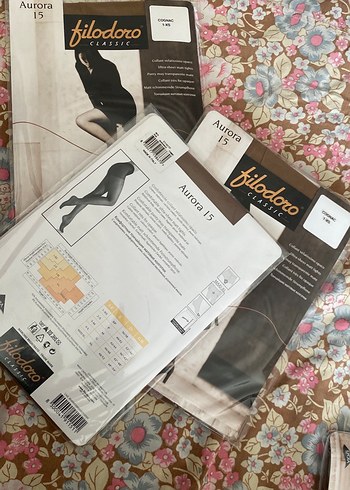 Bej Baskılı Bohem Midi Kadın Çorap - Görsel 3