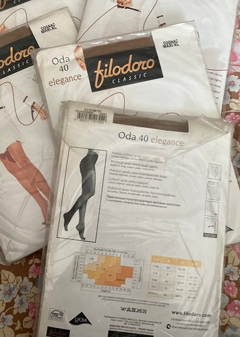 Filodoro Bej Midi Çorap - Görsel 4