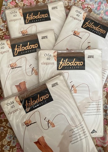 Filodoro Bej Midi Çorap - Görsel 3