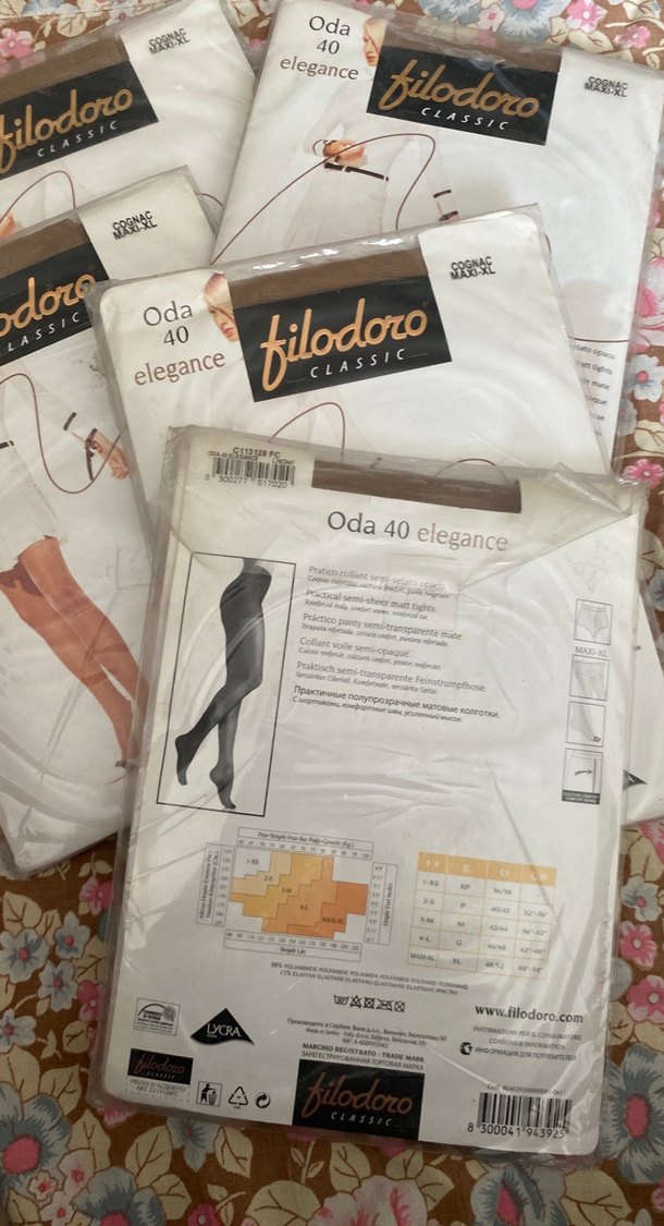 Filodoro Bej Midi Çorap - Görsel 4