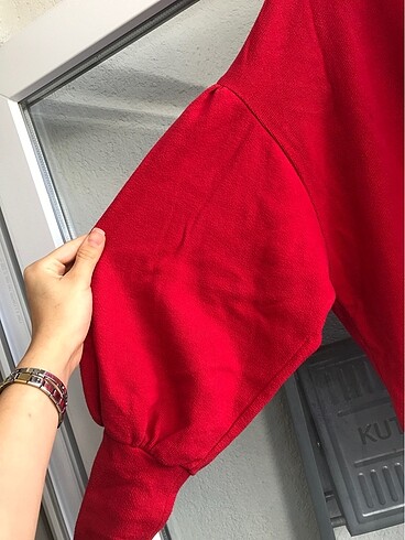 m Beden kırmızı Renk Dilvin yumuşacık triko kazak
