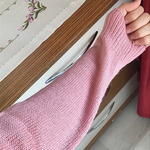 m Beden h&m pembe kazak