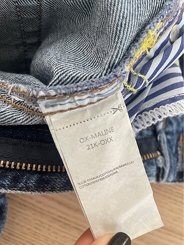 s Beden mavi Renk Oxxo mom jeans