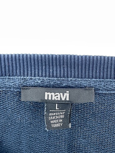 l Beden lacivert Renk Mavi Jeans Kazak / Triko %70 İndirimli.