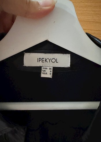 ipekyol Siyah Deri Ceket