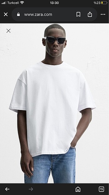 Zara heavy weıght basıc t-shirt