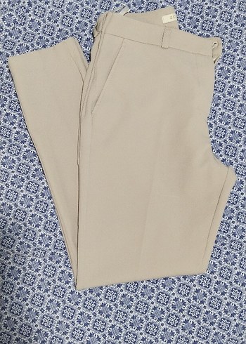 Bej Kadın Kumaş Pantolon
