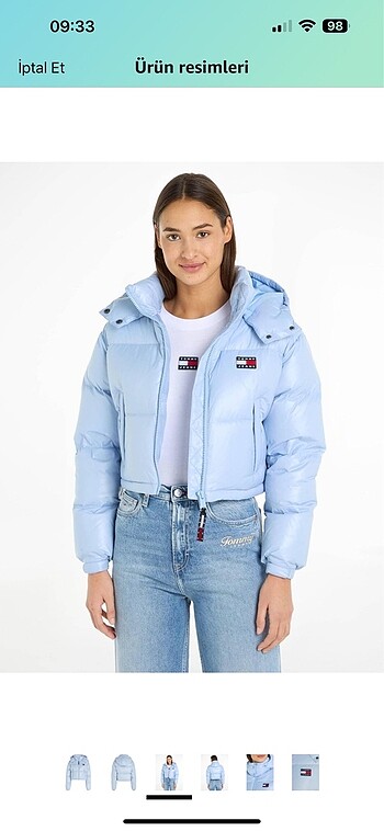 Tommy hilfiger crop mont
